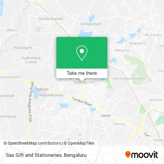 Sas Gift and Stationeries map