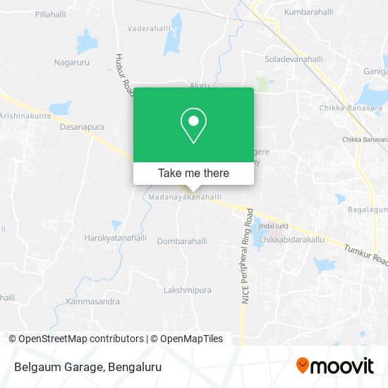 Belgaum Garage map