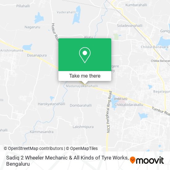 Sadiq 2 Wheeler Mechanic & All Kinds of Tyre Works map