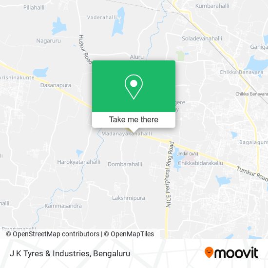 J K Tyres & Industries map