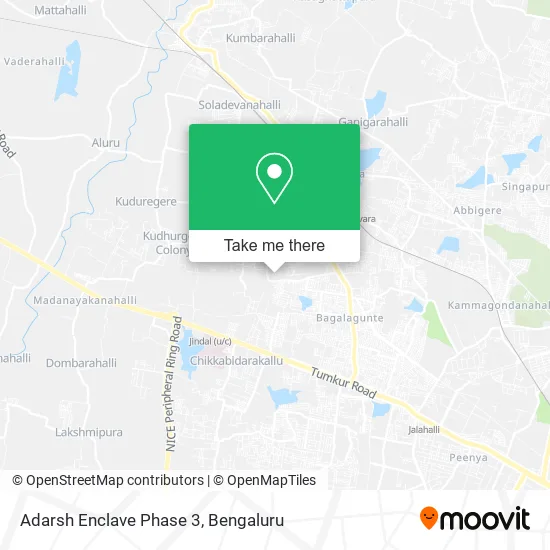 Adarsh Enclave Phase 3 map
