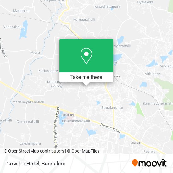 Gowdru Hotel map