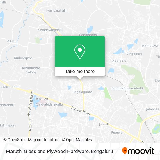 Maruthi Glass and Plywood Hardware map