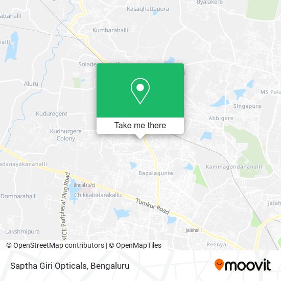 Saptha Giri Opticals map