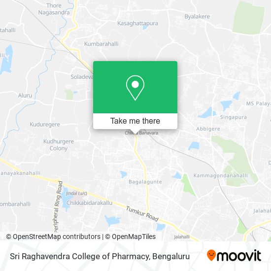 Sri Raghavendra College of Pharmacy map