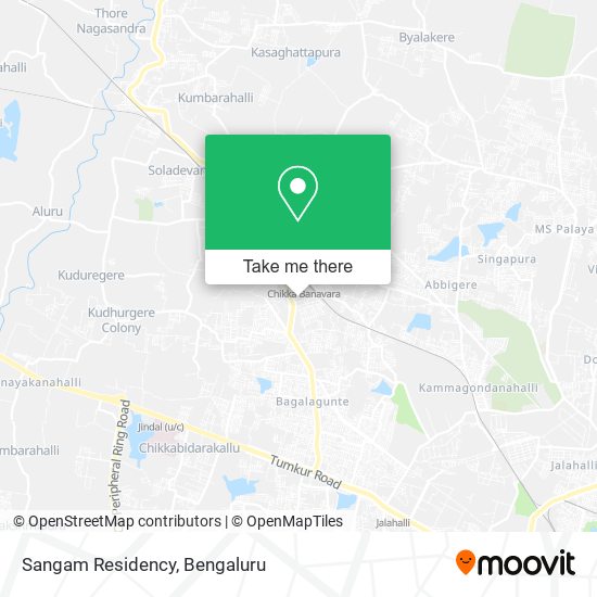 Sangam Residency map