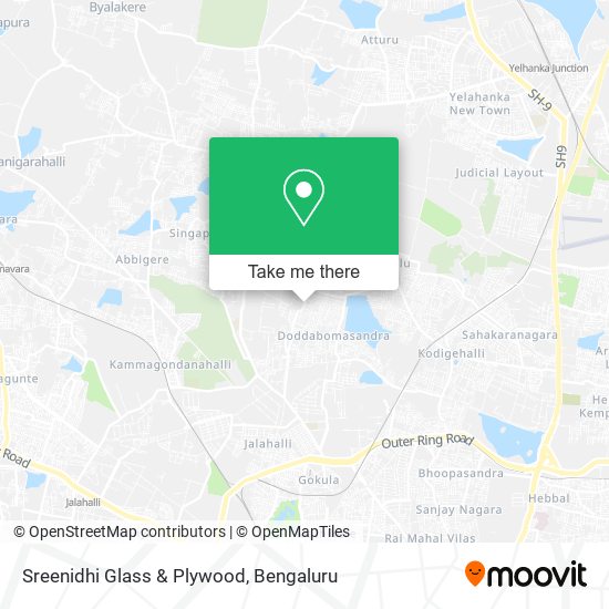 Sreenidhi Glass & Plywood map