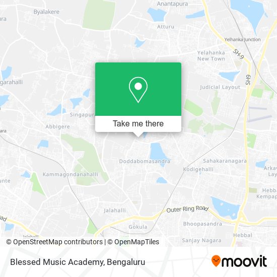 Blessed Music Academy map