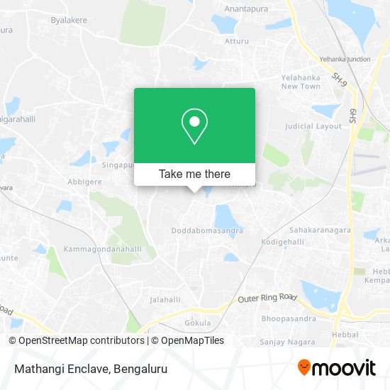 Mathangi Enclave map