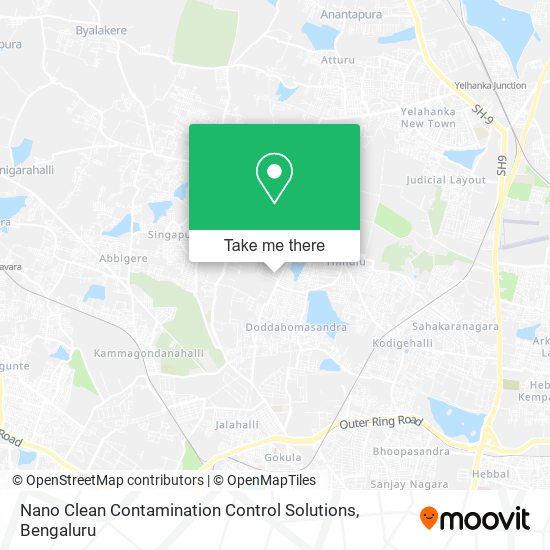 Nano Clean Contamination Control Solutions map