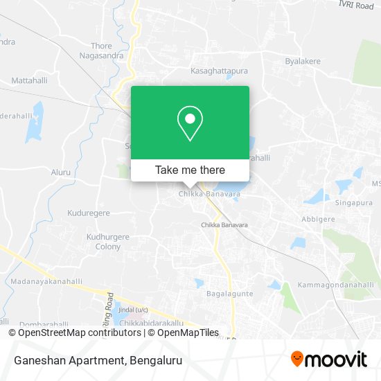 Ganeshan Apartment map