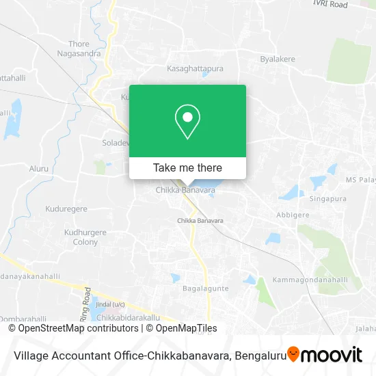 Village Accountant Office-Chikkabanavara map