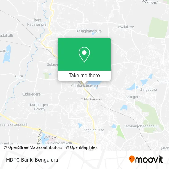 HDFC Bank map
