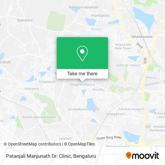 Patanjali Manjunath Dr. Clinic map