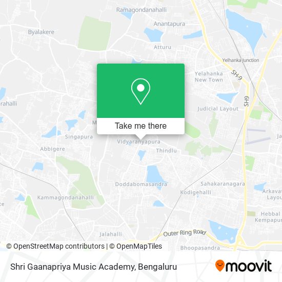 Shri Gaanapriya Music Academy map