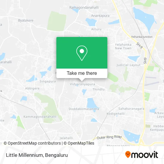 Little Millennium map