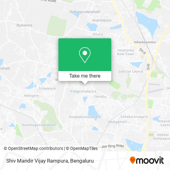 Shiv Mandir Vijay Rampura map