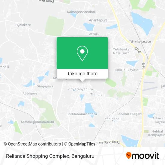Reliance Shopping Complex map