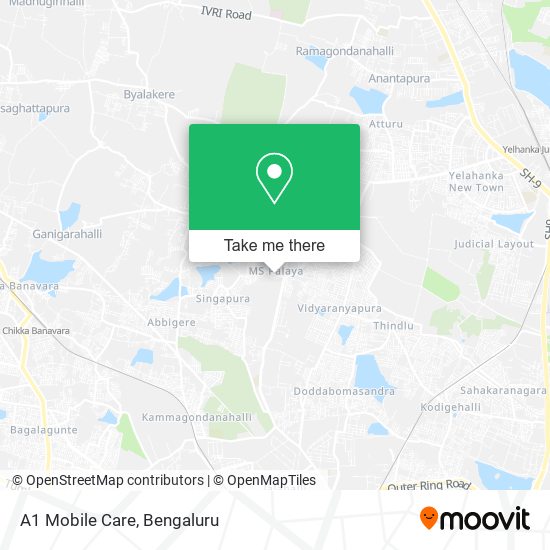 A1 Mobile Care map