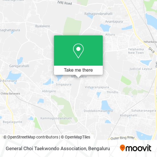 General Choi Taekwondo Association map
