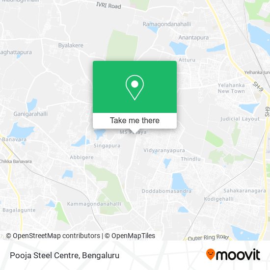 Pooja Steel Centre map