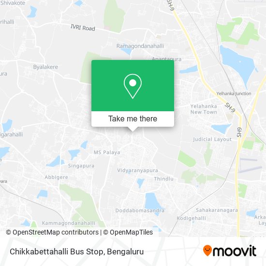 Chikkabettahalli Bus Stop map