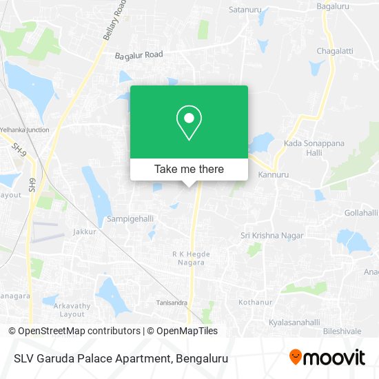 SLV Garuda Palace Apartment map