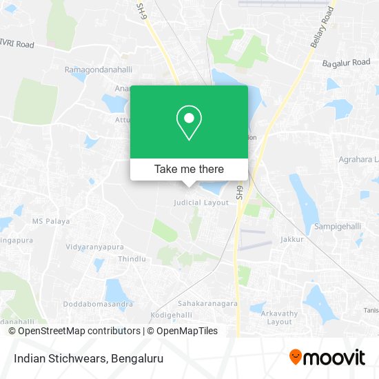 Indian Stichwears map