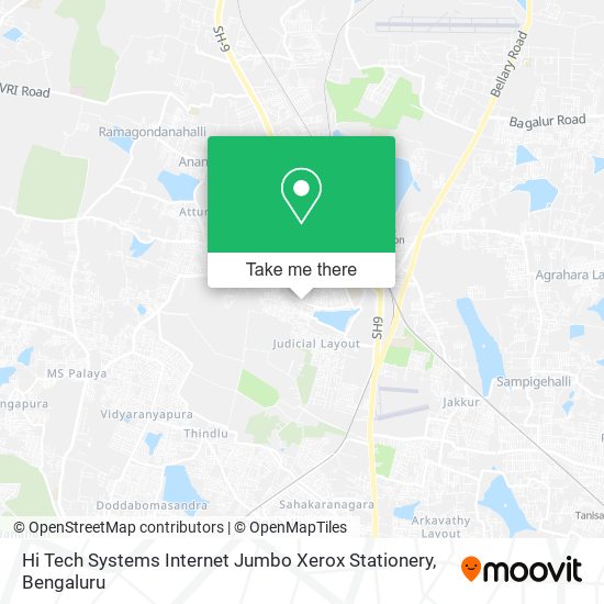 Hi Tech Systems Internet Jumbo Xerox Stationery map
