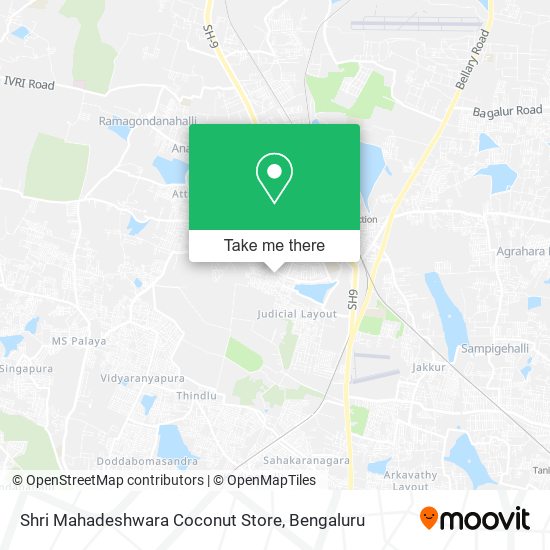 Shri Mahadeshwara Coconut Store map