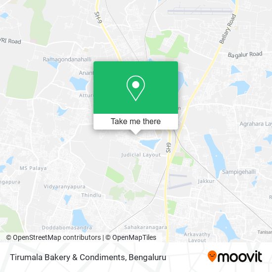 Tirumala Bakery & Condiments map