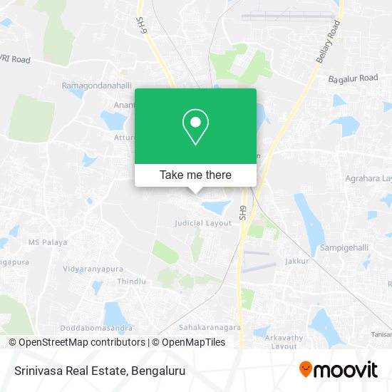 Srinivasa Real Estate map