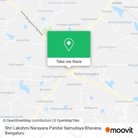 Shri Lakshmi Narayana Patidar Samudaya Bhavana map