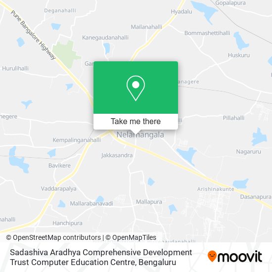 Sadashiva Aradhya Comprehensive Development Trust Computer Education Centre map