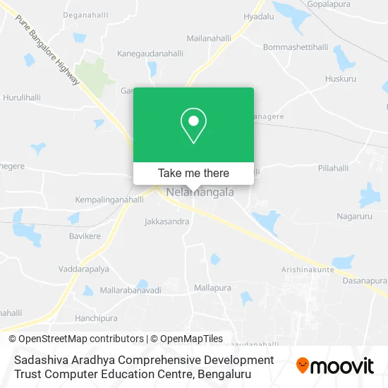 Sadashiva Aradhya Comprehensive Development Trust Computer Education Centre map
