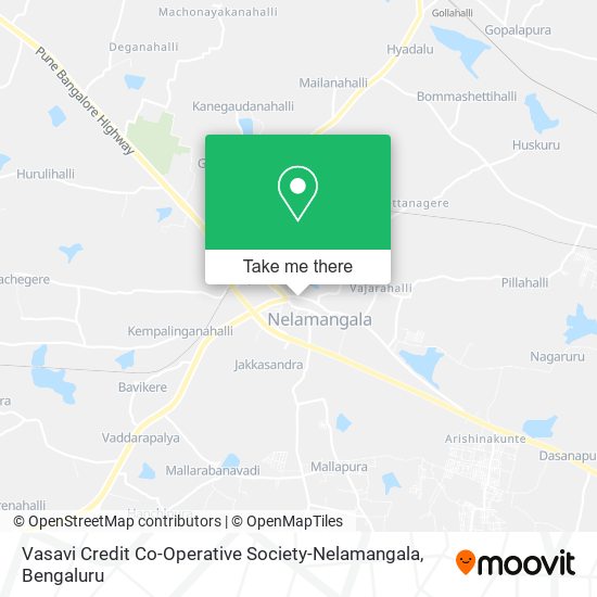 Vasavi Credit Co-Operative Society-Nelamangala map