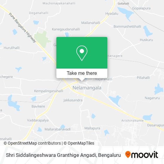 Shri Siddalingeshwara Granthige Angadi map