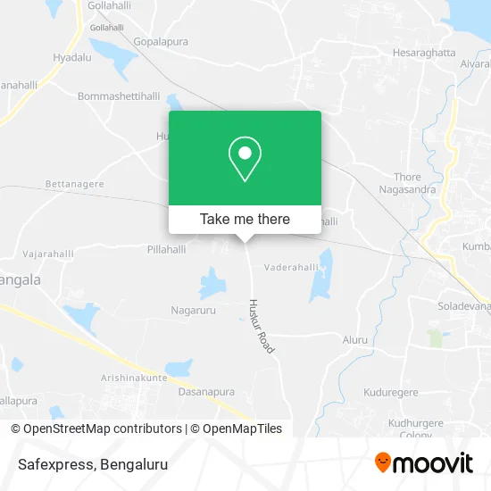 Safexpress map