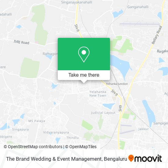 The Brand Wedding & Event Management map
