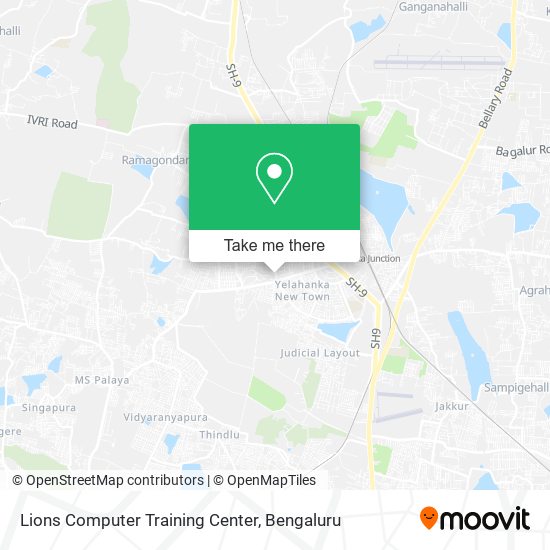 Lions Computer Training Center map