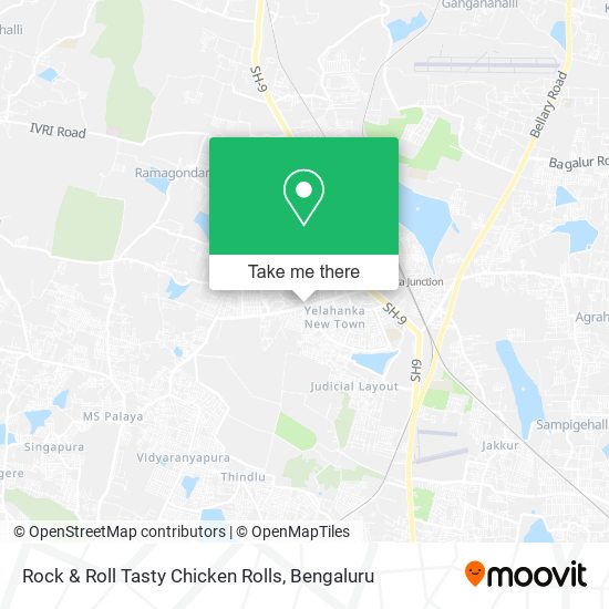 Rock & Roll Tasty Chicken Rolls map