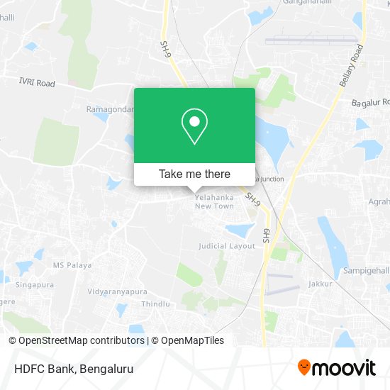 HDFC Bank map