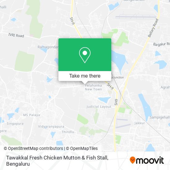 Tawakkal Fresh Chicken Mutton & Fish Stall map