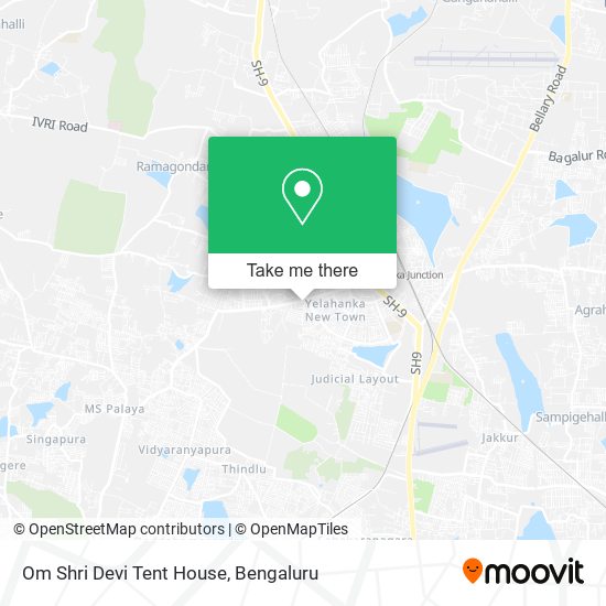 Om Shri Devi Tent House map