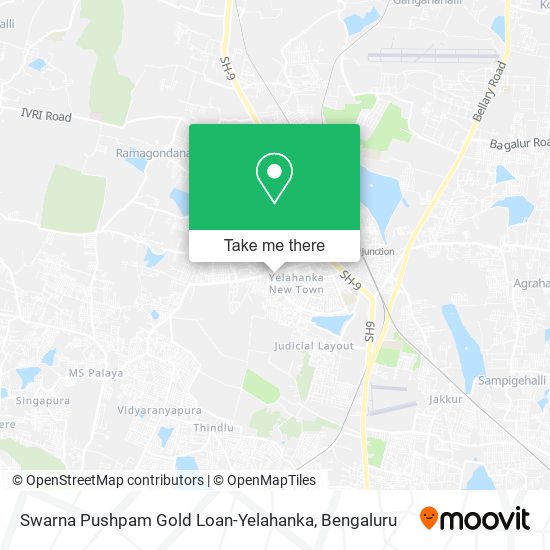 Swarna Pushpam Gold Loan-Yelahanka map