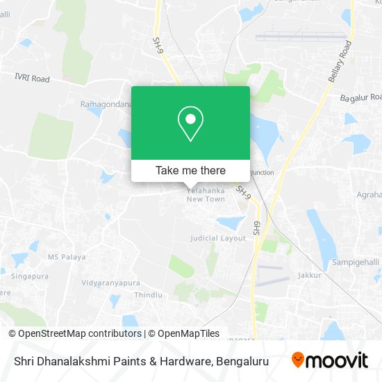 Shri Dhanalakshmi Paints & Hardware map