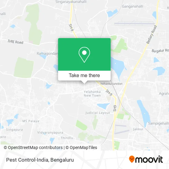 Pest Control-India map
