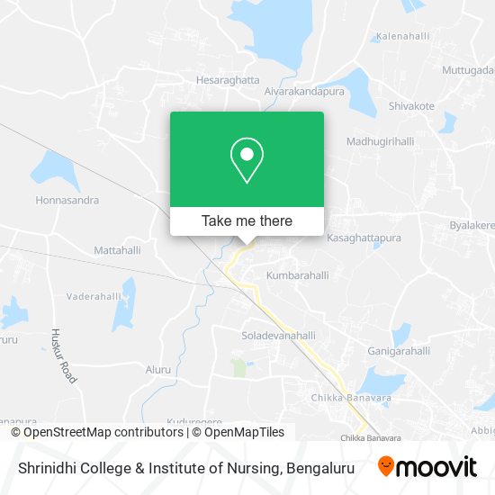 Shrinidhi College & Institute of Nursing map