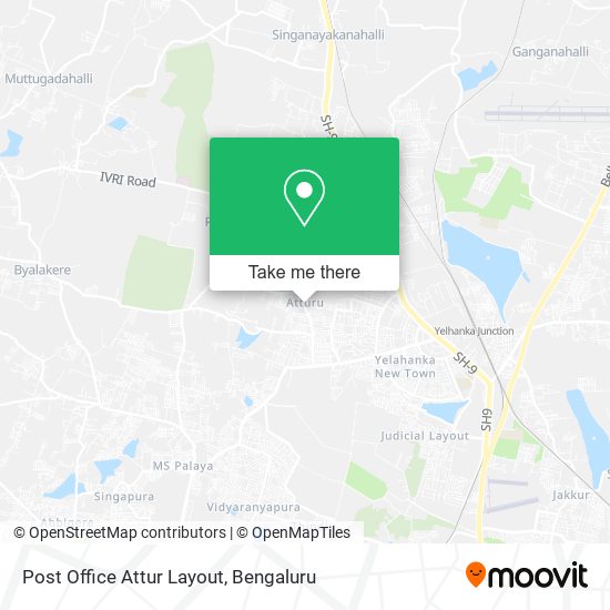 Post Office Attur Layout map