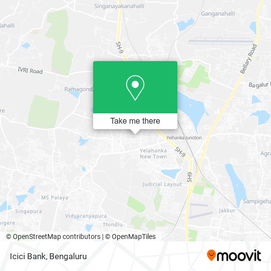 Icici Bank map